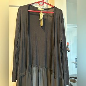 Black Kimono. Size 1X